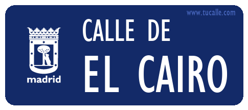 cartel_de_calle-de-El Cairo_en_madrid